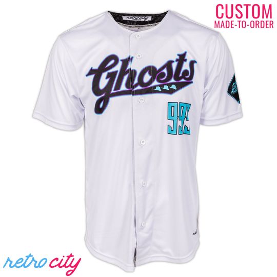 Haunted Mansion 'Ghosts' Full-Button Baseball Jersey *CUSTOM*