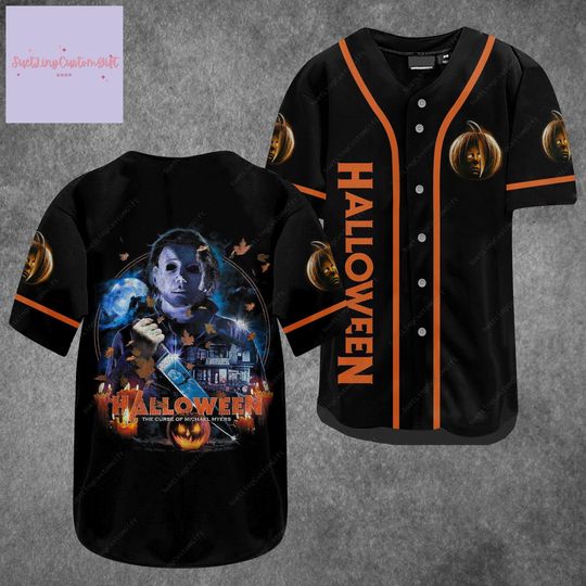 Michael Myers Halloween Baseball Jersey, Michael Myers Shirt, Michael Myers Baseball Shirt