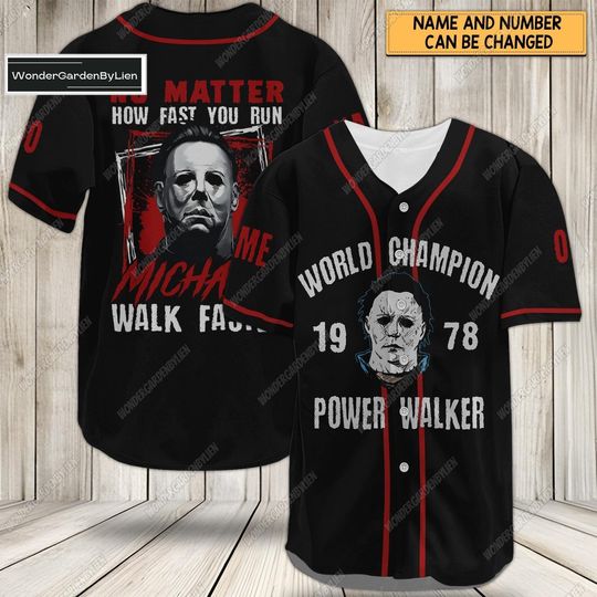 Michael Myers Halloween Baseball Jersey, Michael Myers Baseball Shirt, No Matter T-Shirt
