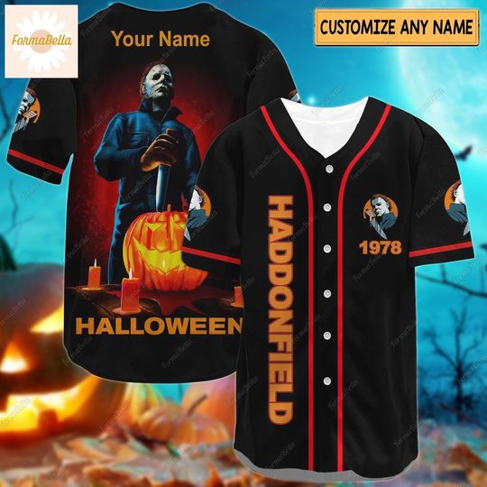 Halloween Michael Myers Jersey Shirt, Halloween 1978 Shirt, Personalized Jersey