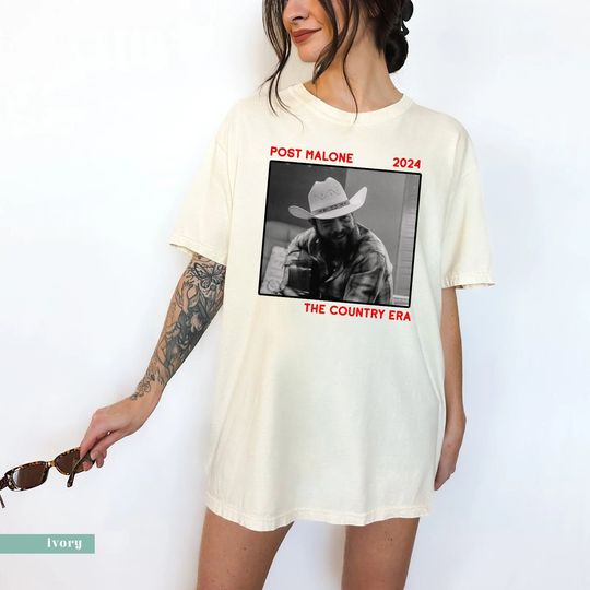 Post Country Era Shirt - Western Graphic Tee, Concert Shirt, Posty Tee, Post Malone Merch, Post Malone Fan Gift, Had Some Help Shirt