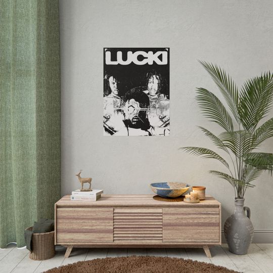 Lucki, Poster, music posters, band posters, dorm room poster, home decor, custom