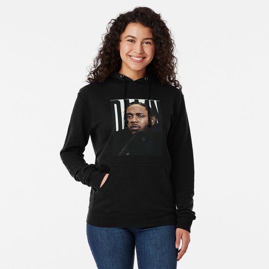 Kendricks Damn Poster Lightweight Hoodie