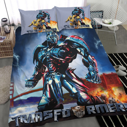 Transformers Optimus Prime Protects Us Single Bed