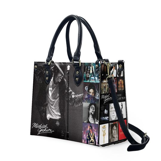 Michael Jackson Lovers Handbag, Michael Jackson Leather Bags, King Of Pop Bags And Purses, Shopping Bag,Handmade Bag