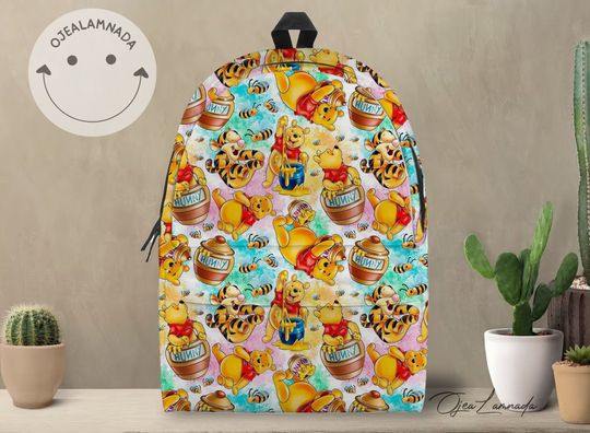 Winnie The Pooh Backpack, Pooh Bear Back to School Backpack, Kid School Backpack, Backpack Gift