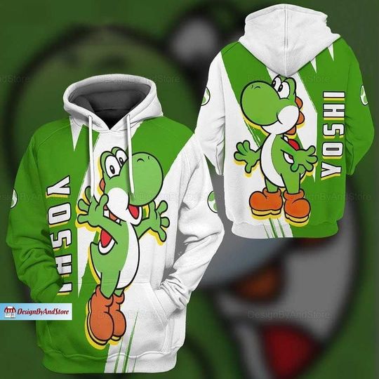 Super Mario Hoodies, Toad Yoshi 3D Hoodies, Mario Toad Women Hoodie, Mario Family Unisex Hoodie, Toad Yoshi Aesthetic Hoodie, Men Hoodie