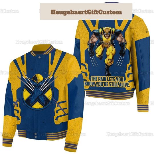 Halloween Wolverine Costume Jacket, X-Men Wolverine Leather Jacket, Superhero Movie Character Shirt, Wolverine Cosplay Shirt