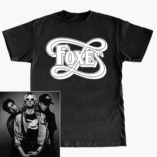 Foxes T-Shirt (Worn by Kurt Cobain)