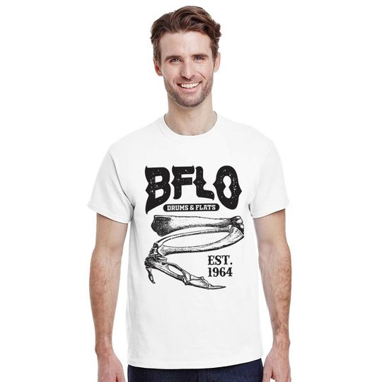 Buffalo Wings! Heavyweight Unisex Crewneck T-shirt | Gildan 5000  White