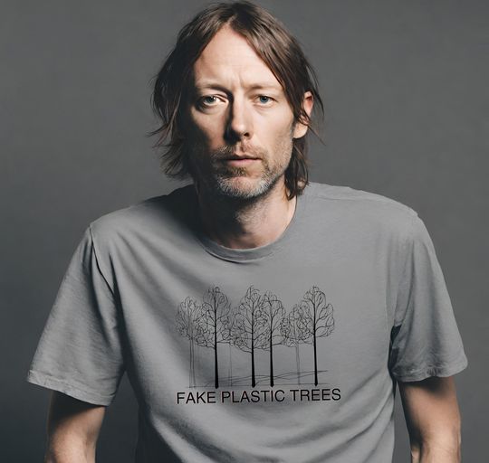Radiohead shirt Fake Plastic Trees shirt - The Bends 90s tee shirt with music song title t-shirt grunge