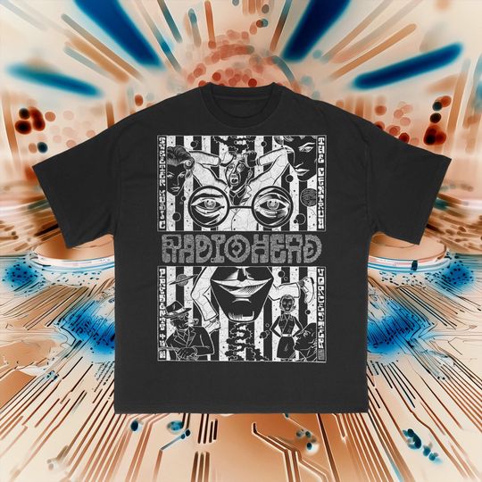 Radiohead 1998 OK Computer Poster Bootleg Unisex T-Shirt Birthday Gift