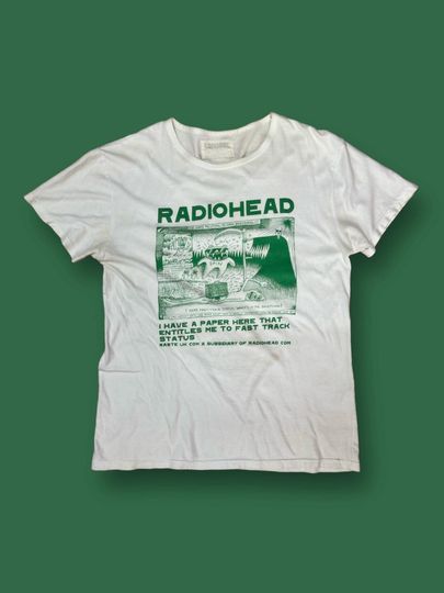 Vintage Custom made Radiohead T-Shirt