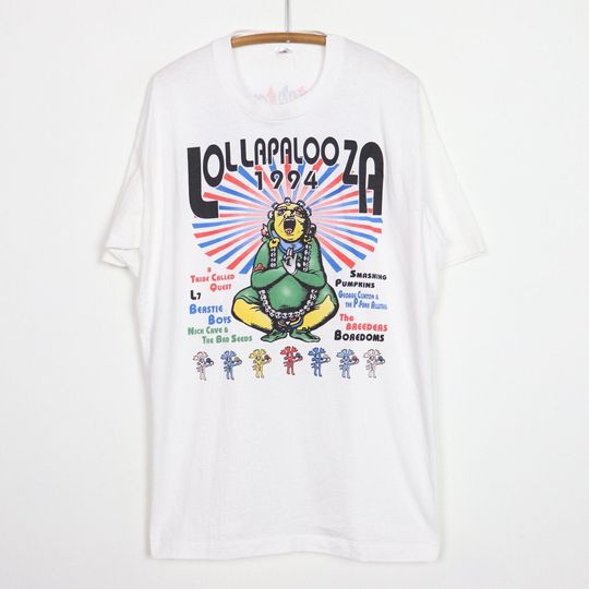 Vintage 1994 lollapalooza tour shirt, Queer Shirt, Call Me Hot Not Pretty