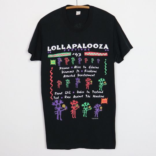 Vintage 1993 lollapalooza tour shirt