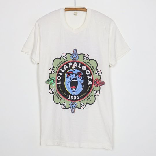 vintage 1994 Lollapalooza Music Festival Tour Shirt