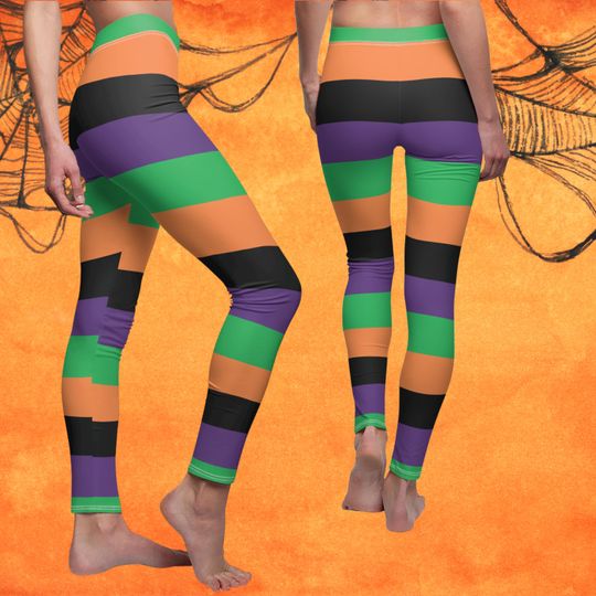 Women's Leggings Halloween Theme Leggings with Witch Print Colors for Her Leggins