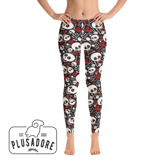 Halloween leggings, Plus size leggings, Spooky leggings, Printed leggings