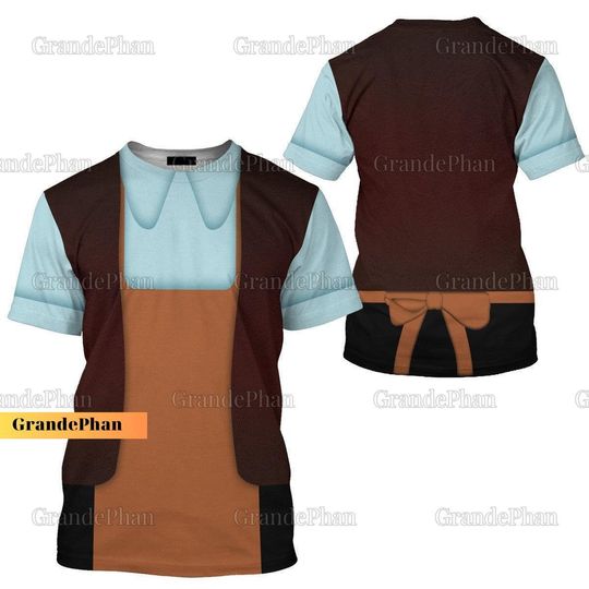 Halloween Disney Mister Geppetto Pinocchio Costume T-Shirt, Pinocchio Shirt