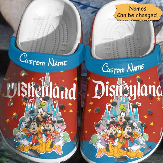 Personalized Disneyland Clogs, Christmas Gift