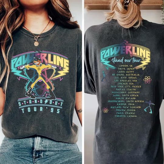 Retro 90s Goofy Movie Double-side Comfort Colors Shirt