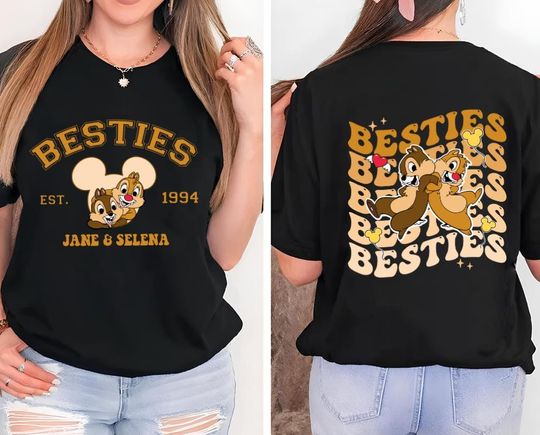 Disney Chip & Dale Besties Two-Sided Shirt, Chip and Dale Double Trouble Shirt