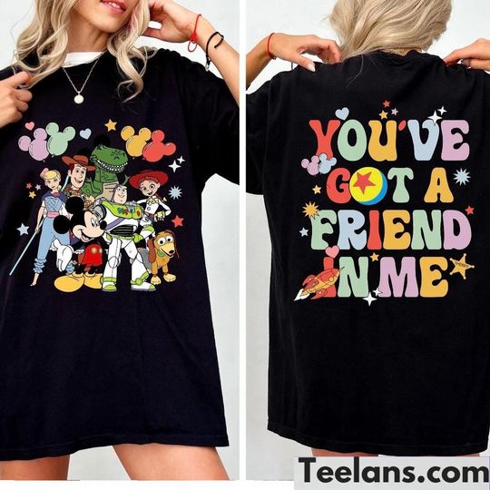 Toy Story Movie Characters Tribute Shirt  Double-Sided