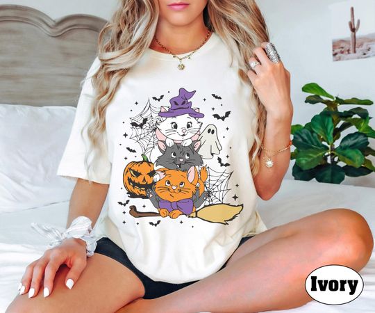 The Aristocats Marie Toulouse Berlioz Disney Halloween Shirt