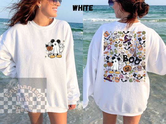 Mickey Halloween Unisex Sweatshirt, Vintage Halloween t-shirt