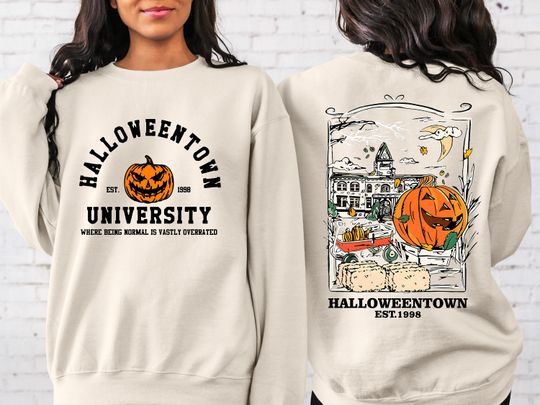 Halloweentown 1998 Back and Front Sweatshirt