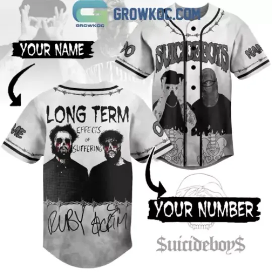Suicideboys Long Term Effects Of Suffering Personalized Baseball Shirt