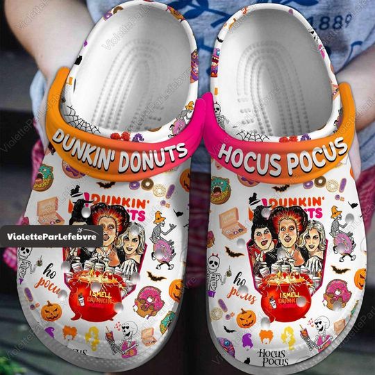 Hocus Pocus Shoes, Sanderson Sisters Halloween Casual Shoes, Dunkin Donuts Halloween Shoes, Spooky Season Gifts