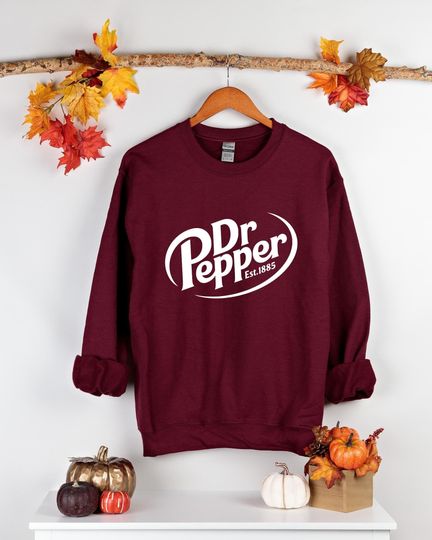 Dr Pepper sweatshirt,Dr  Pepper lover, Pepper Fan, Gift for loved one, Perfect Gift, Soda Fan Heavy Blend Crewneck Sweatshirt