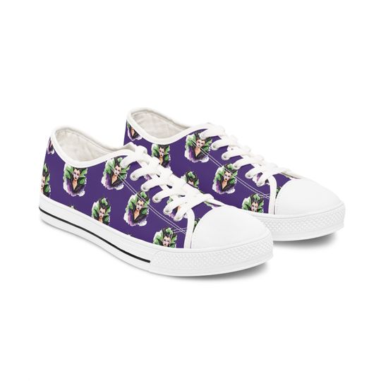 Purple Maleficent Women's Low Top Sneakers