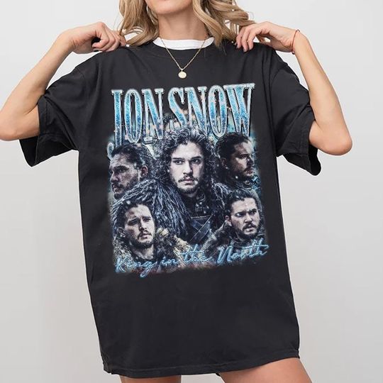 Jon Snow GOT shirt, Jon Snow Game Of Thrones Movie Shirt, Jon Snow Movie Vintage Shirt