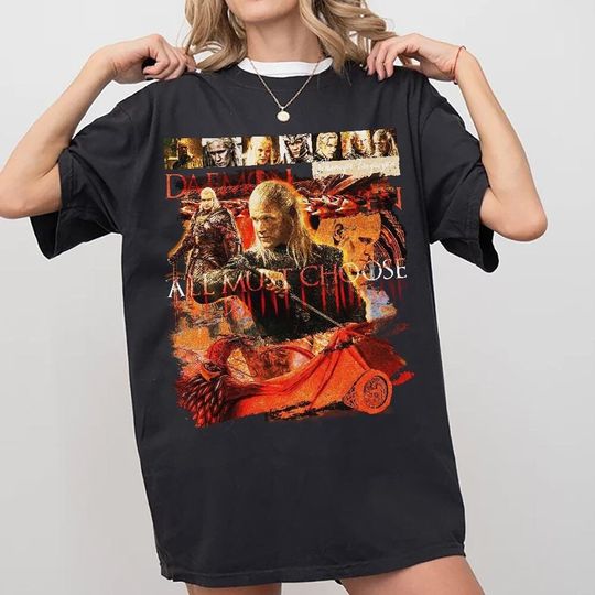 Daemon Targaryen shirt, Daemon Targaryen House of the Dragon Shirt, Game Of Thrones Movie Shirt