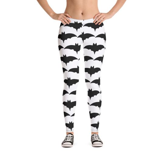 Bat Women's Halloween Leggings, Bat Leggings, Halloween Leggings, Halloween Bat