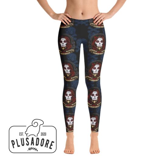 Halloween leggings for women, Ladies Spooky leggings, Gothic leggings