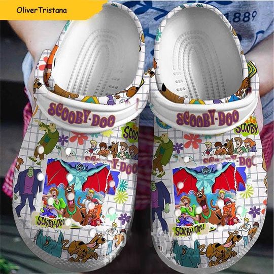 Scooby Doo Shoes, Scooby Doo Sandals, Cartoon Summer Shoes, Scooby Summer Shoes, Funny Dog Shoes, Scooby Doo Fans Gift