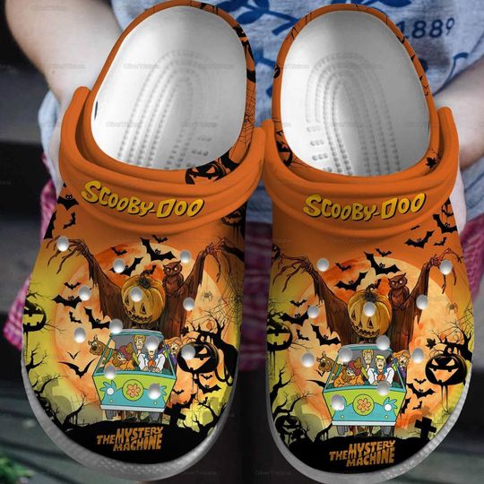 Happy Halloween Scooby Doo Clogs, Scooby Doo Halloween Gift, Scooby Doo Clogs, Scooby Doo Fans Gifts, Women Men Clogs, Summer Clogs