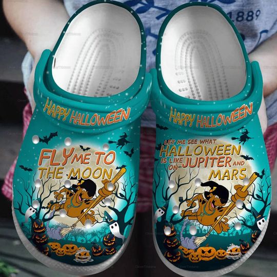 Scooby Doo Halloween Clogs, Scooby Doo Shoes, Scooby Doo Clogs, Scooby Doo Fans Gifts, Women Men Clogs, Summer Clogs, Halloween Gift