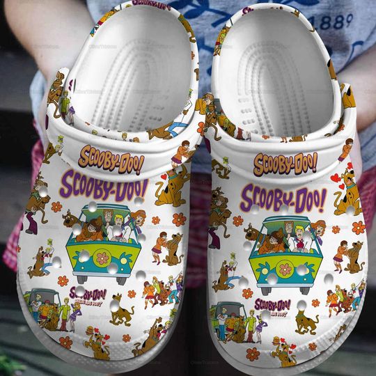 Scooby Doo Sandals Clogs, Scooby Doo Shoes, Scooby Doo Dog Cute Clogs, Women Men Clogs, Beach Shoe Charm, Sandals Clog, Summer Clogs