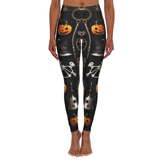 Women's Spandex Leggings Steampunk Halloween Leggings
