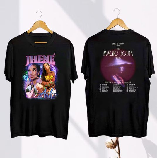 Jhene Aiko The Magic Hour Tour 2024 Shirt, Jhene Aiko 2024 Concert Shirt, Jhene Aiko Merch, Jhene Aiko 90s Vintage Tee, Jhene 1760246507cf