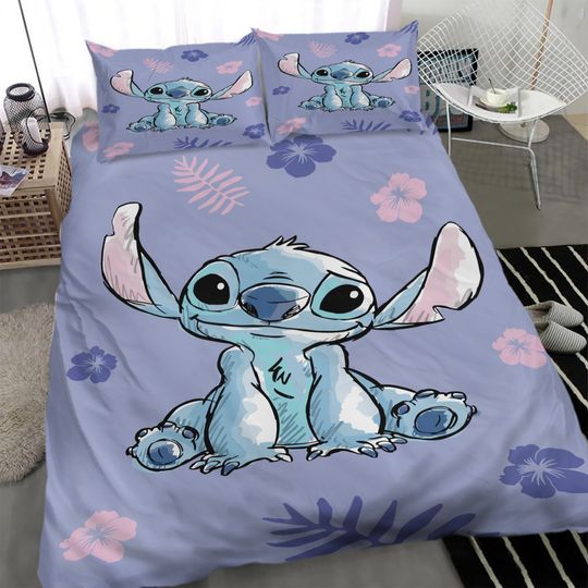 Disney Lilo & Stitch Bedding Set, 3D Children Bedding Set