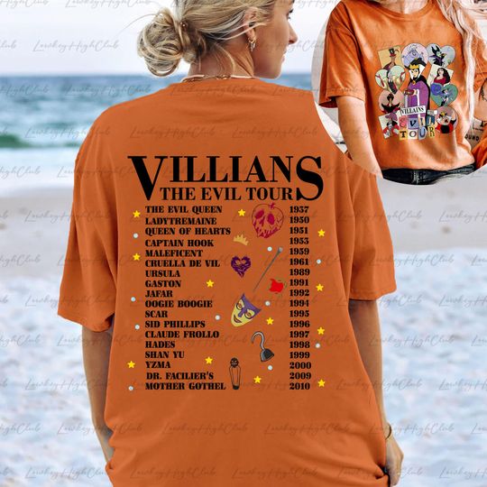 Retro Evil Queen 2 Sided Horror Shirt, So Scary Halloween Shirt, Halloween Disney Trip