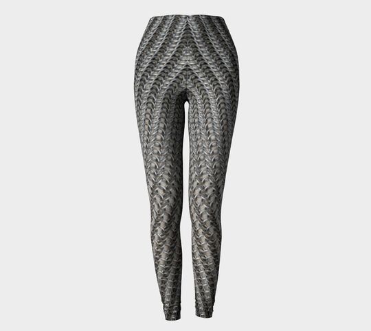 Halloween Chainmaille Leggings, Medieval, Gym, Workout, Festival Active Wear