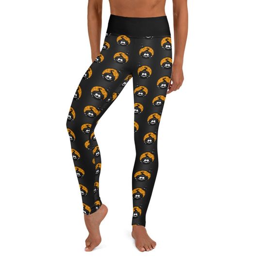 Hello gourd-geous Leggings - Fat Cat Productions - Pumpkin leggings