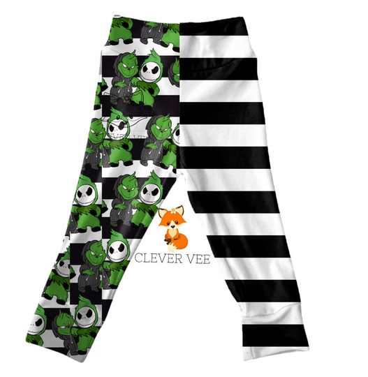 Halloween Leggings, Halloween Outfit, Halloween Costume,Nightmare Before Christmas Pants