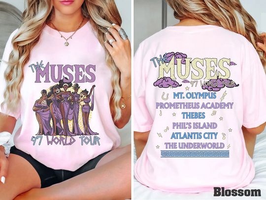 Disney Hercules The Muses 97 World Tour Shirt, 2024 Trip, Birthday Girl Gift, Disney Trip Shirt, Hercules Birthday Shirt